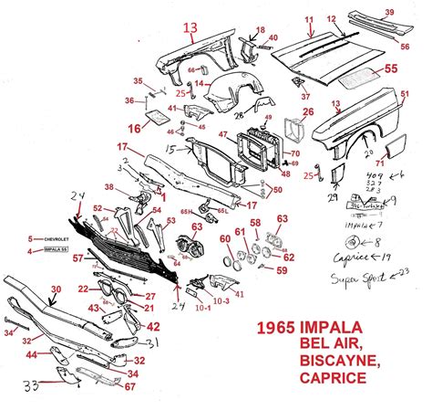 1965 impala parts catalog